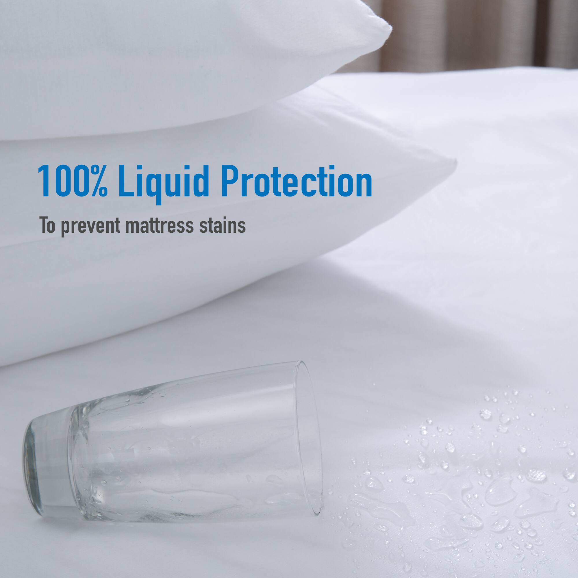 Home Details Deluxe Mattress Protector with Full Zippered Encasement, Twin